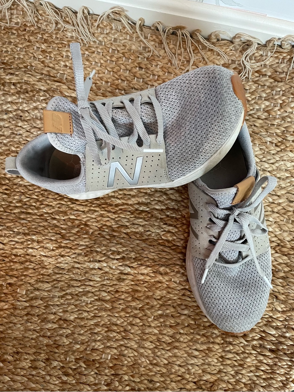 New Balance FuelCore NERGIZE Sport Gray Knit Sneakers Women’s Size 9 Athleisure